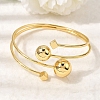 Brass Cuff Bangles for Women BJEW-D455-02G-2