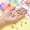 200Ps 10 Colors Transparent Crackle Acrylic Beads CACR-YW0001-5