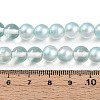 Baking Paint Transparent Glass Beads Strands DGLA-N011-8mm-05-4