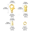 50Pcs Zinc Alloy Lobster Claw Clasps DIY-YW0007-54G-3