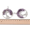 Natural Amethyst Big Pendants G-G910-K13-P-3