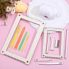 Wood Woven Braiding Disk DIY-WH0591-557C-4