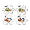 Opaque Printed Acrylic Pendants AC-CBAAE11-01-1