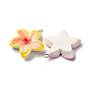 Opaque Resin Pendants RESI-A046-05E-3