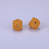 Hexagonal Silicone Focal Beads SI-JX0020A-36-1