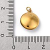 High Polished 316 Stainless Steel Faceted Glass Pendants STAS-K258-46G-4