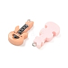 Printed Opaque Resin Imitation Musical Instrument Pendants RE-CBADD3D-02-2