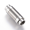 Tarnish Resistant 304 Stainless Steel Magnetic Clasps with Glue-in Ends X-STAS-D159-15-1