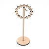 Wooden Table Plate Display Decoration DJEW-WH0015-09A-4