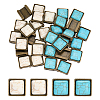 32Pcs 2 Colors Alloy & Synthetic Turquoise Buckles HJEW-PH02463-1