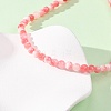 6MM Dyed Natural Green Jade Round Beaded Necklaces GG-CBAA808-04P-B-3