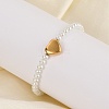 Plastic Imitation Pearl Beads Bracelets for Women BJEW-M056-10G-05-1