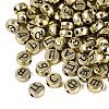 Plating Acrylic Beads PACR-Q010-03AG-1