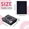 10Pcs Sun Moon Star Printed Cardboard Gift Boxes CBOX-TA0001-21C-4