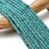 Dyed Synthetic Turquoise Beads Strands G-Z089-A04-O-2