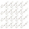 HOBBIESAY 20Pcs Iron Zipper Holder Upper FIND-HY0003-63-1