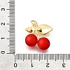 Spray Painted Brass Pendants X-KK-G529-08G-3