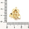 Brass Micro Pave Cubic Zirconia Pendants KK-U048-15G-3