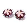Baking Paint Glass Enamel Beads LAMP-S080-03D-8