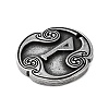 Rune Letters Alloy Pendants PALLOY-S193-01AS-08-2