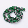 Handmade Bumpy Lampwork Beads Strands LAMP-K027-07D-1