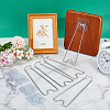 Stainless Steel Desktop Photo Frame Stands AJEW-WH0695-013P-4