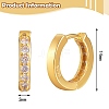 Brass Hoop Earrings EJEW-BB64330-2