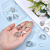 DIY Oval Finger Rings Making Kit DIY-BBC0003-15P-3