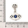 Tibetan Style Alloy Resin Pendants FIND-Z063-01AS-3