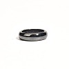 Dyed & Heated Black Agate Finger Rings IK0879-6-1