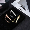 4Pcs 4 Colors 201 Stainless Steel Tie Bar for Men JEWB-FH0002-69-4