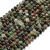 Natural Africa Bloodstone Beads Strands G-P573-A41-01-1