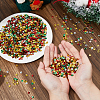 160G 4 Colors Plastic Paillette Beads PVC-DC0001-08-3