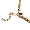 304 Stainless Steel Double Layer Necklaces NJEW-H210-J-G-4