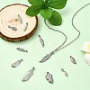 11Pcs 11 Styles 304 Stainless Steel Pendants STAS-CJ0003-40-6