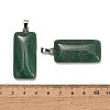 Natural Green Aventurine Pendants GG-CBAA0EE-01P-03-3
