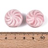 Windmill Spiral Pattern Vintage Handmade Porcelain Beads PORC-N013-19-01-3