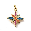 304 Stainless Steel Enamel Charms STAS-R153-48G-1