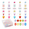 400Pcs 8 Style Acrylic Beads TACR-PJ0001-02-1