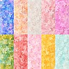 50G Metal Enlaced Acrylic Bead Caps OACR-YW0003-99A-2
