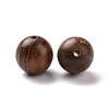 Round Tiger Skin Sandalwood Beads WOOD-G009-01C-3