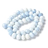 Electroplate Glass Beads Strands LAMP-S068-11I-2