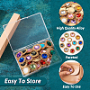 48Pcs 12 Colors Glass Cabochons GLAA-TA0001-52-4