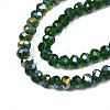 Electroplate Glass Beads Strands EGLA-A034-T1mm-B28-3