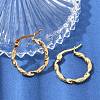 201 Stainless Steel Hoop Earrings EJEW-Q026-16G-A-5