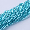 Glass Pearl Beads Strands X-HY-4D-B12-3