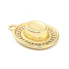 Brass Micro Pave Cubic Zirconia Pendants KK-L229-030G-2