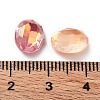 Electroplate Glass Rhinestone Cabochons RGLA-M016-D01-AM-3