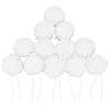 12Pcs DIY Craft Polyester Pom Pom Ball AJEW-CY0002-95B-1