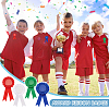 16Pcs 4 Styles Award Ribbon Shape Tinplate Badge Pins JEWB-PH0001-34-6